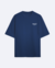 Camiseta Oversized Azul Marinho Hype na internet