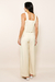 Calça Pantalona Sem Cós Salermo Creme - loja online