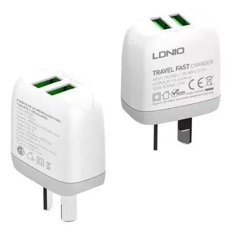 FUENTE LDNIO A2221 2 USB 12W