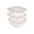 Conjunto 3 Potes pop Quadrados 1 L