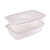 Conjunto 2 Potes Pop Retangulares 2,7 L