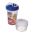 Mini Shakeira de Plástico com Tampa 320 ml - Patrulha Canina