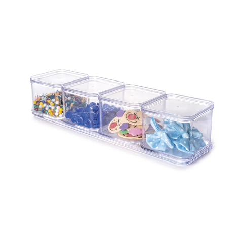 Kit 9 Org Encaixa 29,2 X 7,3 X 6,4 Cm - 9 Peças
