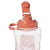 Garrafa Transparente Com Alça Sport Fitness 2 L Me Leva Junto Pêssego - Loja Plasútil