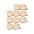 Kit 10 Madeira Artesanato / Porta Copos Pinus 8,5x8,5