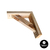 KIT 2 Mão Francesa Pinus 13cm - loja online