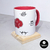 Kit 10 Madeira Artesanato / Porta Copos Pinus 8,5x8,5