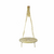 Prateleira Redonda 30cm + Corda Sisal