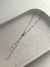 COLAR SOPHIA GRAVATINHA GOTA MICRO ZIRCÔNIAS - DOURADO