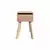Velador Madrid - Madera Con Cajón Y Puerta - Mesa De Noche madera