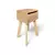 Velador Madrid - Madera Con Cajón Y Puerta - Mesa De Noche madera en internet