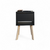 Velador XL Dark - Velador negro con puerta