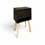 Velador XL Dark - Velador negro con puerta