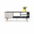 Primer Rack Colo - Rack negro con blanco - Apto para TV hasta 50" - comprar online