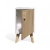 Módulo Andes - Velador madera Moderno mesa de noche con 1 espacio - muevle