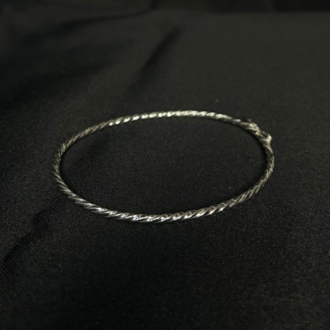 Bracelete de Prata Trançado