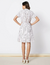 Vestido Casual Feminino Listrado Com forro Tricoline