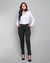 Camisa Social Feminina Manga Longa Microfibra/Elastano