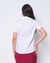 Camisa Social Feminina Manga Curta Branca Tricoline/Elastano - comprar online