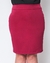 Saia Secretária Feminina Plus Size Bordô Two Way na internet
