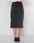 Imagem do Saia Midi Reta Feminina Social Casual Preta Crepe