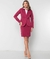 Imagem do Blazer Social Feminino Bordô Alfaiataria Two Way