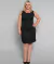 Vestido Social Feminino Sem Mangas Plus Size Tubinho Preto Two Way - comprar online