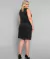 Vestido Social Feminino Sem Mangas Plus Size Tubinho Preto Two Way - loja online