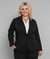 Blazer Social Feminino Plus Size Preto AlfaiatariaTwo Way