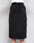 Saia Midi Reta Feminina Social Casual Preta Crepe - Lady's Zastraz Uniformes Femininos Sociais