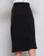 Saia Midi Reta Feminina Social Casual Preta Crepe - loja online