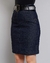 Saia Clássica Feminina Com Cinto Jeans Escuro - Lady's Zastraz Uniformes Femininos Sociais
