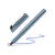 Caneta Rollerball Ceod Shiny Blue - Azul - comprar online