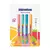 Marca-Texto DESTAQ MENTOS BL/4 - 1RS/1AM/1AZ/1LI