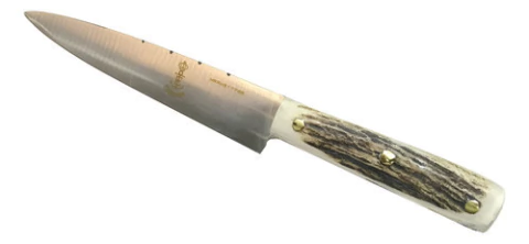 Cuchillo El Criollo Hueso Hoja Eskilstuna 15cm Acero Carbono Hueso