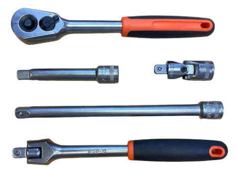 Llave Crique Bahco 815 Llave Fuerza 703 + 2 Alargues 5 Pzas