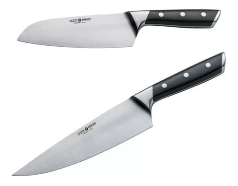 Cuchillo Boker Forge Bo501 + Bo502 2 Piezas Inox. Forjado