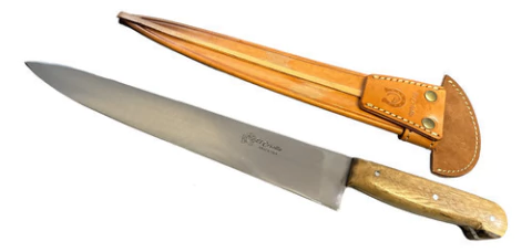 Cuchillo Acero Carbono Tandil Lomo 5mm Filo De 30cm Pulido