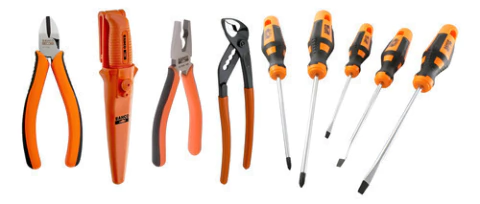 Kit Bahco 9 Piezas Alicate Pinzas 6 Color Negro - comprar online