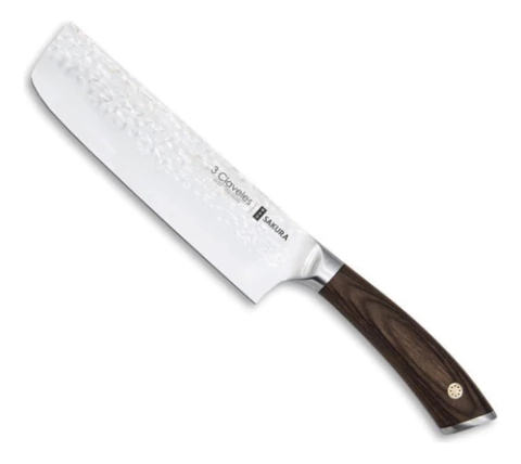 Cuchillo Usuba Sakura Forjado 01027 Hoja Inox 17cm 7'' Sushi