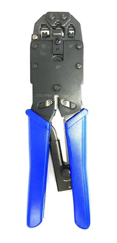 Pinza Crimpeadora Ficha Rj45 Rj11 Rj9 Con Crique Cable Utp