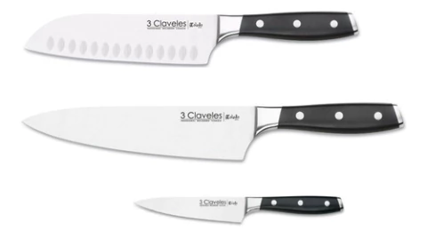 Set De Cuchillos 3 Claveles Toledo 1536 1530 1533 3 Piezas