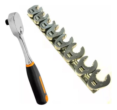 Llaves Bahco Crowfoot 3/8 10,11,13,14,15,17,18,19mm + Crique