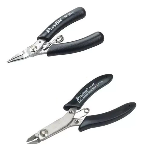 Kit Precision Proskit Alicate Pm-251 + Pinza 1pk-501e Prof. - comprar online