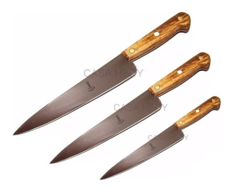 Set Eskilstuna 3 Cuchillos Carbono 15cm + 17,5cm + 20cm