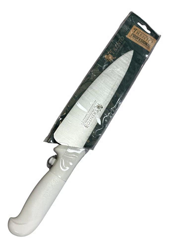 Cuchillo Trento De 17,5cm 7'' Acero Inoxidable Cabo Blanco