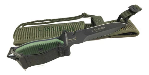 Cuchillo Yarara Corsario Hoja 15cm Total28cm Inox Buceo Buzo