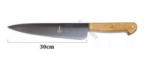 Cuchillo Eskilstuna Modelo 364 Hoja 30cm Carbono Cabo Madera