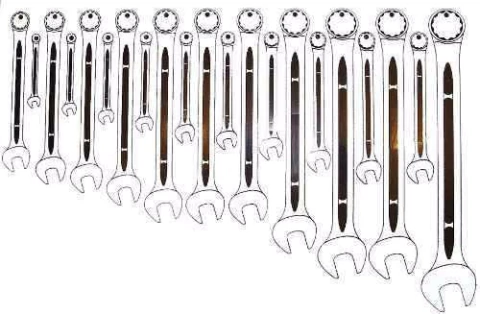 Juego Llaves Combinadas Bahco 22 Llaves Pu 1/4''-1 5/8''