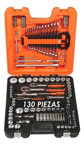 Caja Bahco S130a S130 Set Tubos Llaves 130 Piezas Mm + Pul.